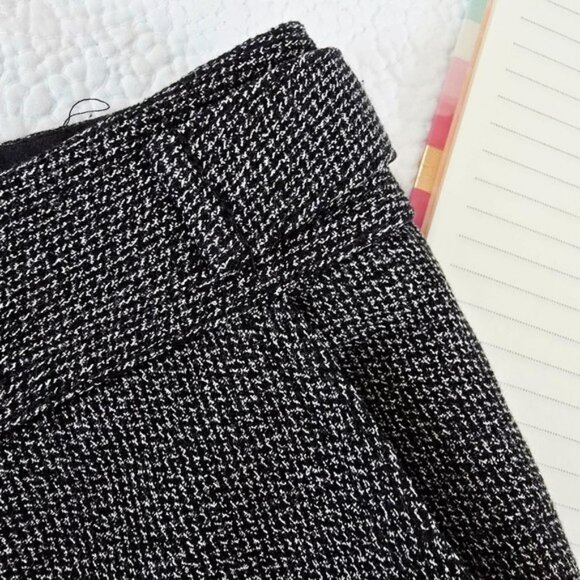 Express Women's Trousers Size 4 Columnist Black Grey Bootcut Dress Pants Office - Picture 7 of 16